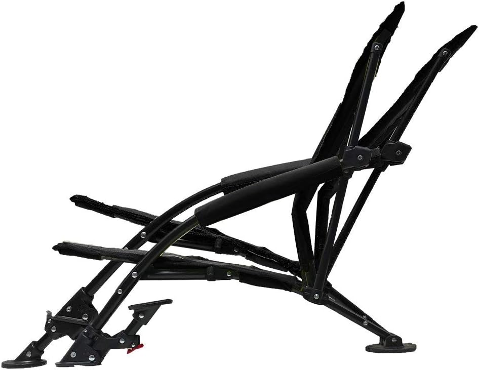 STRONGBACK Low Gravity Recliner Beach Chair Heavy Duty Portable Camping and Lounge Travel Outdoor Seat with Built-in Lumbar Support