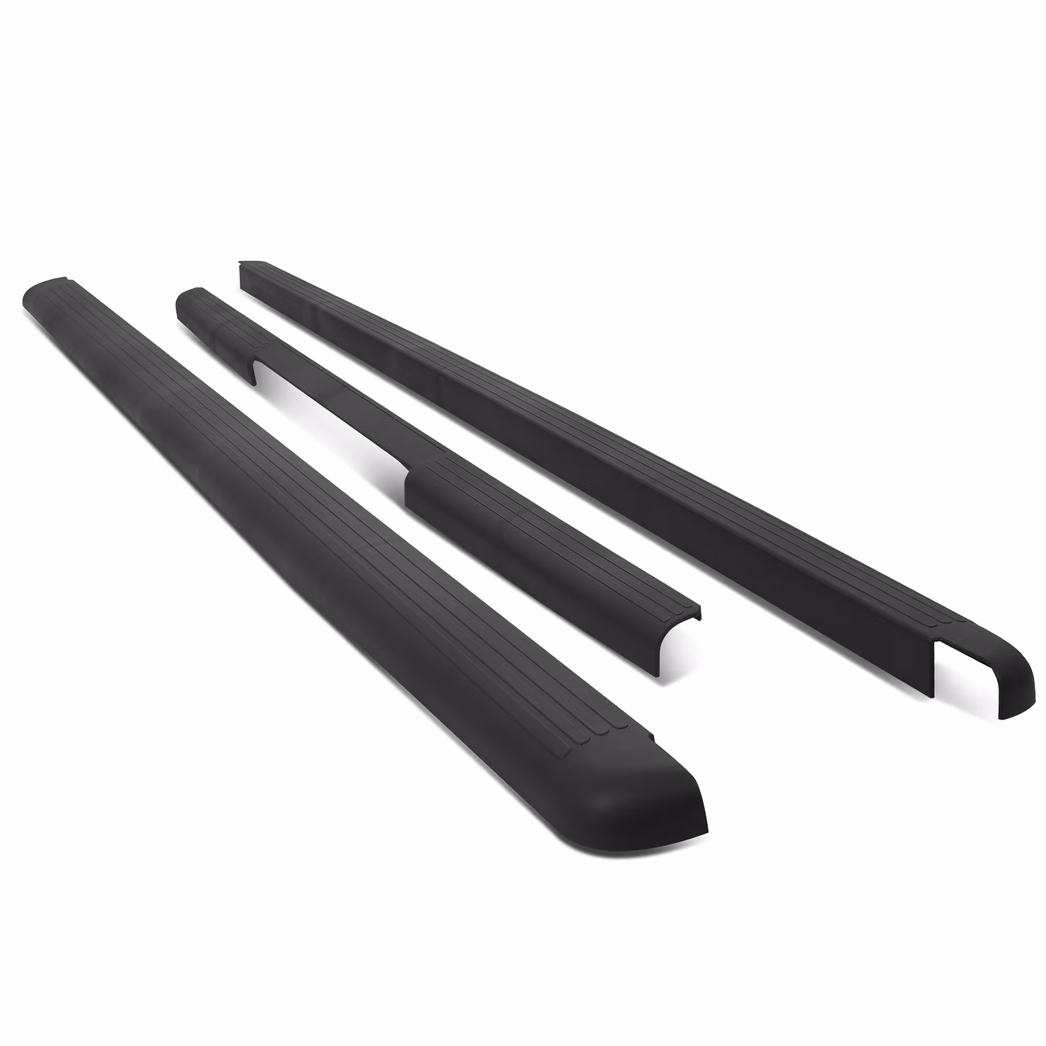 DNA Motoring 3Pcs 73.3" Tailgate Bed Rails Caps Protector for 2005-2014 Nissan Frontier