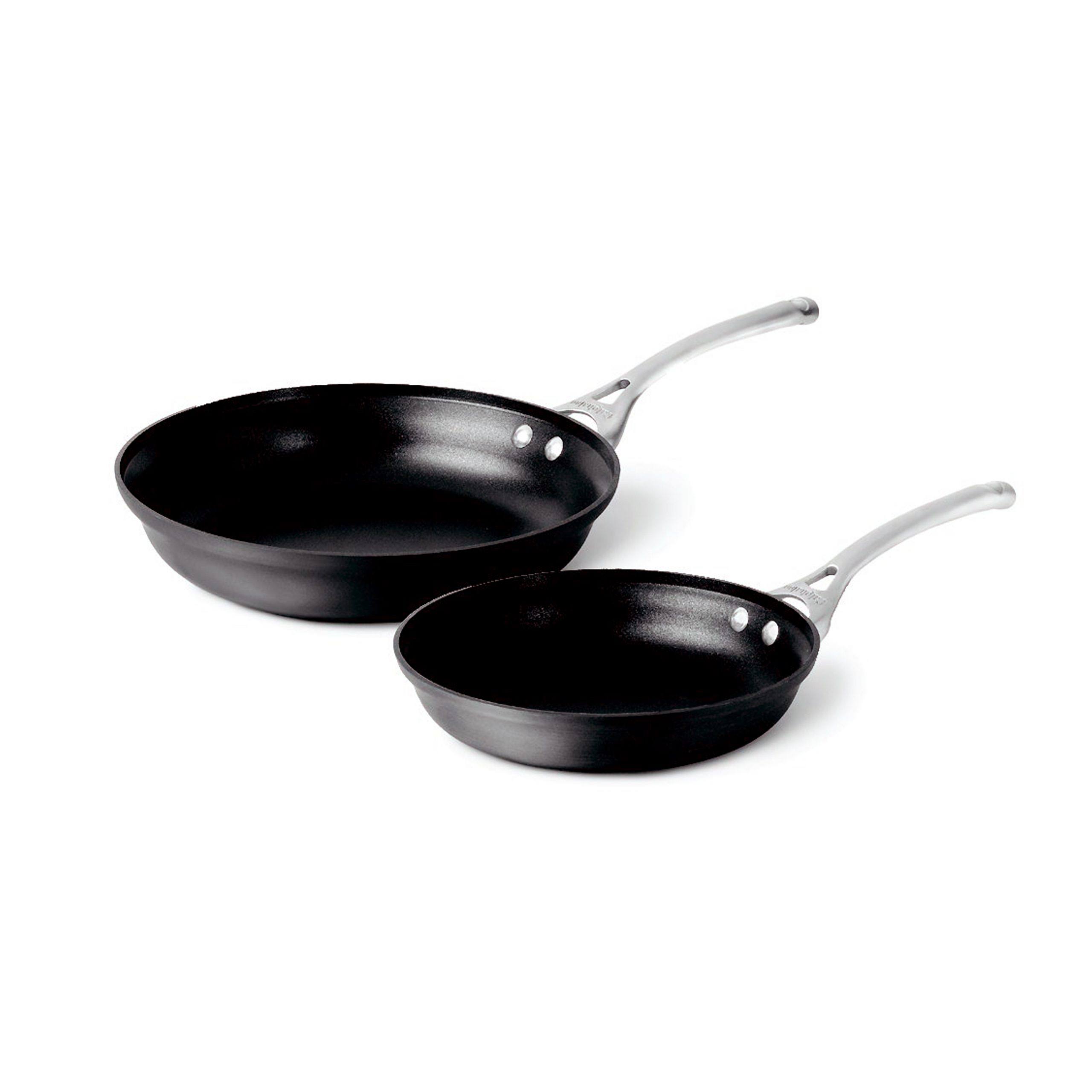 Calphalon Contemporary Hard-Anodized Aluminum Nonstick Cookware, Omelette Fry Pan, 10-Inch and 12-Inch