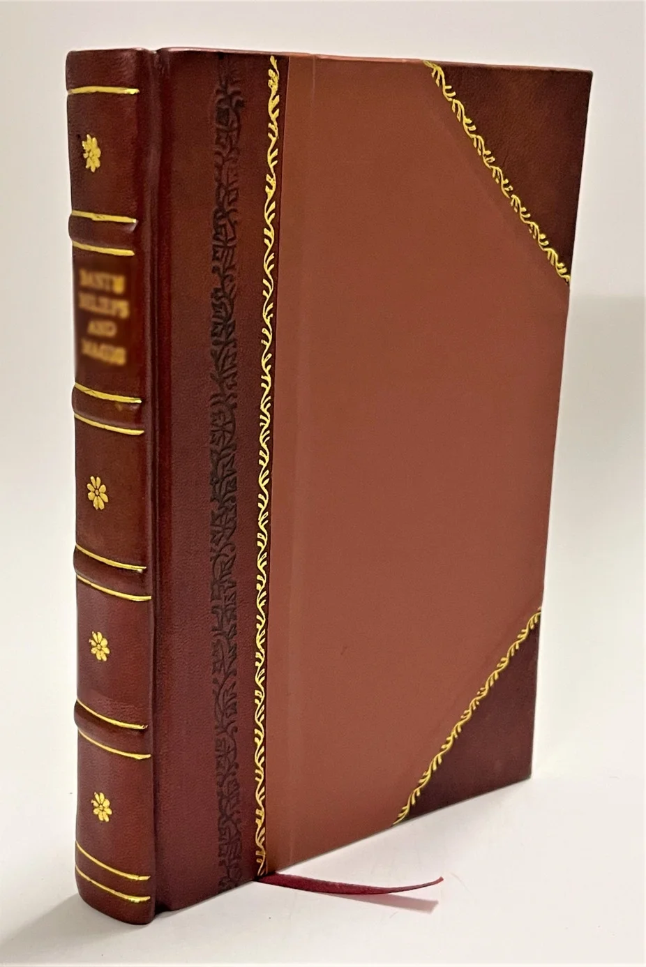 El convivio / Dante Alighieri , Cipriano Rivas Cherif (1919) [Leather Bound]