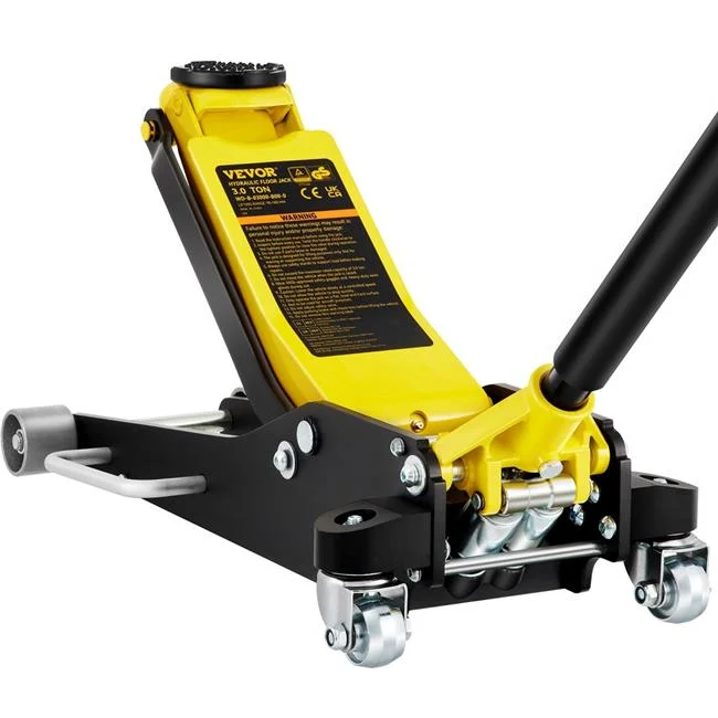 VEVOR 3 Ton Low Profile Aluminum Steel Racing Floor Jack Dual Pump Lift Car Auto - Radiant Selections