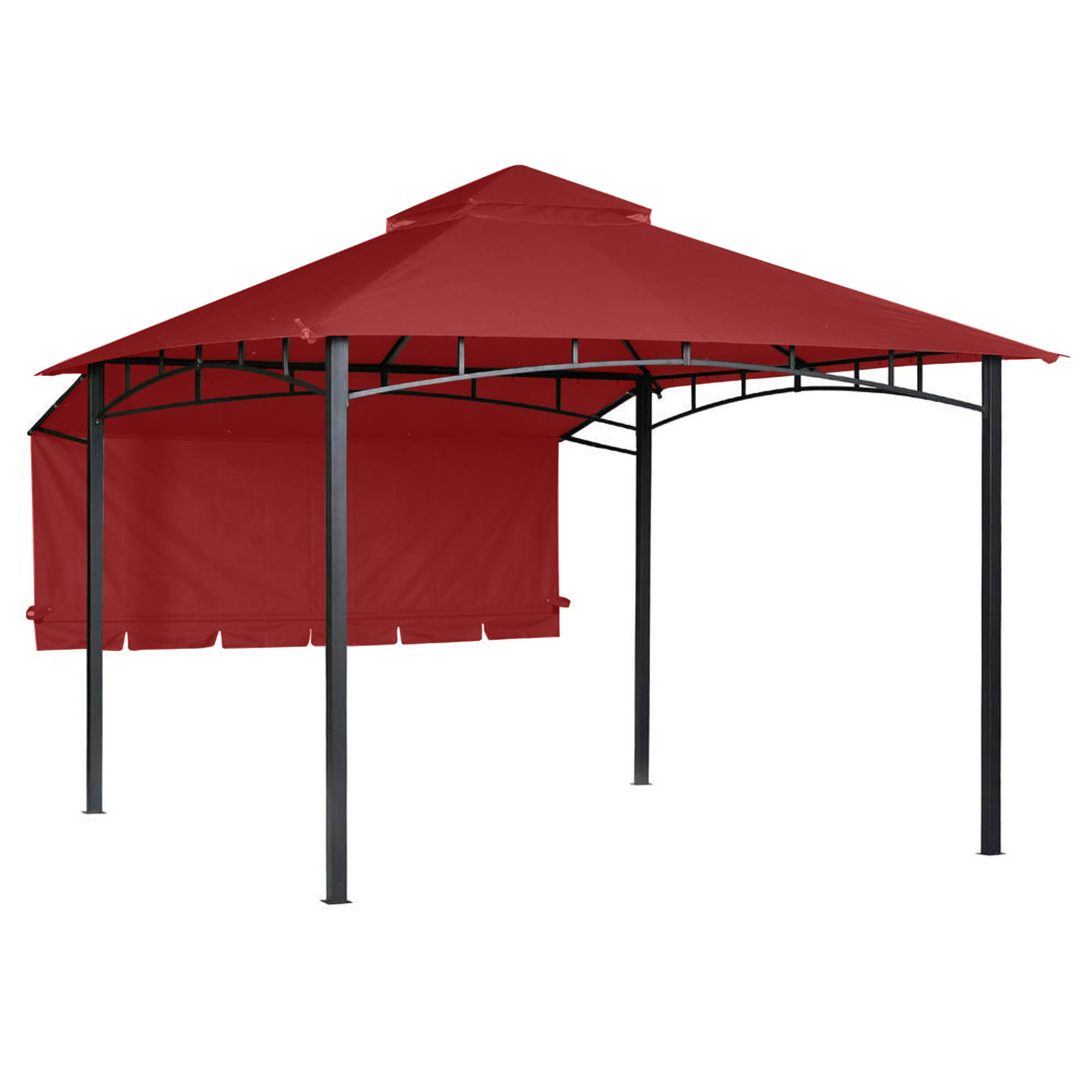 Garden Winds Replacement Canopy Top Cover for The Garden House Gazebo - Cinnabar