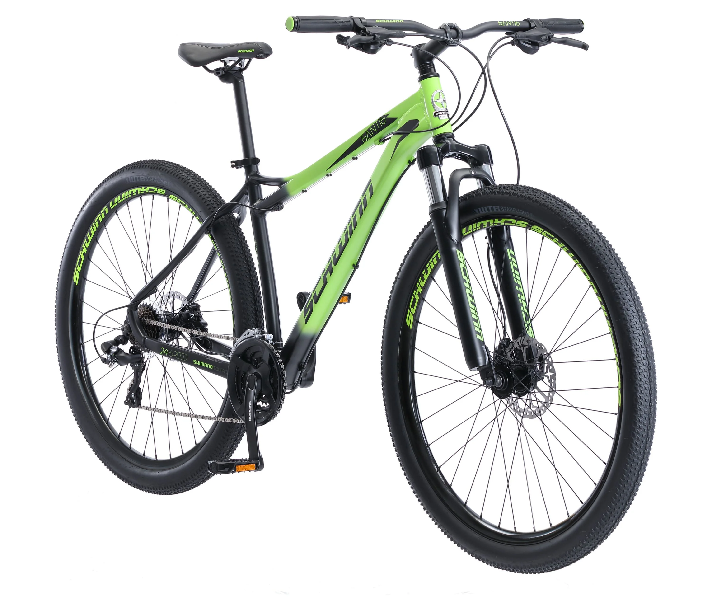 Schwinn Santis Mountain Bike, 24-speed, 29 inch wheels, grey - Radiant Selections