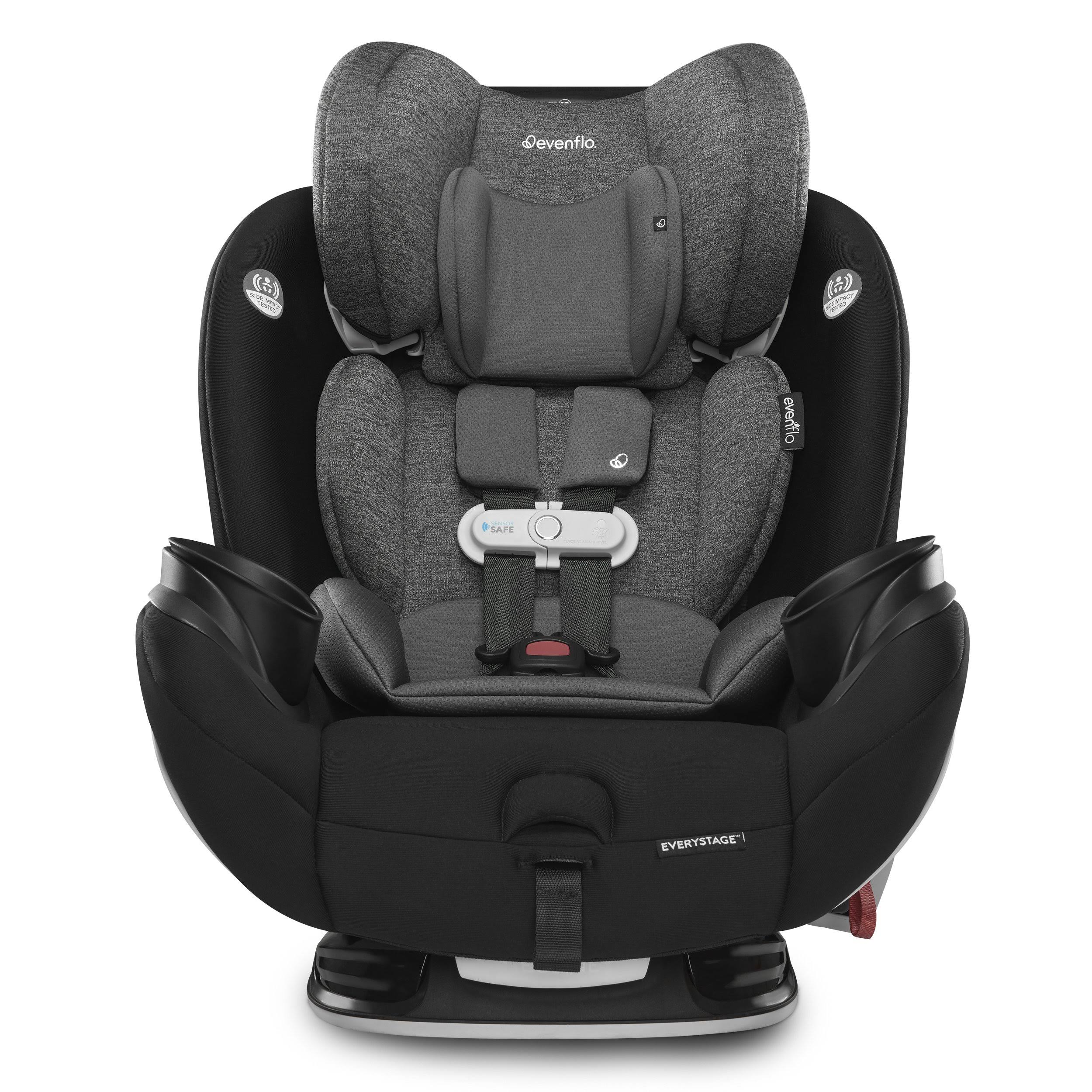 Evenflo Gold SensorSafe EveryStage Smart All-in-One Convertible Car SEAT, Moonstone
