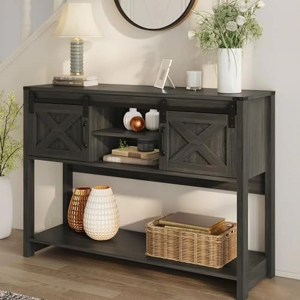 Farmhouse Entryway Table with   46"