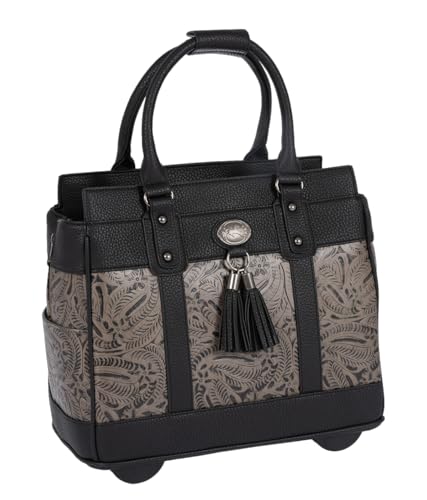 Rolling Laptop Bag Women, 17 inch Large Premium Rolling Briefcase with Wheels