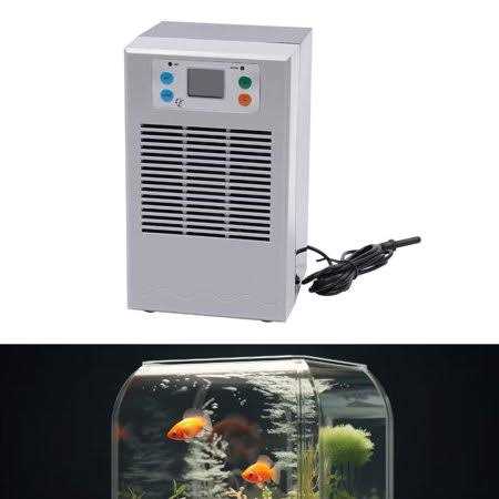 Oukaning Aquarium Chiller 30L Water Cool Chillers Heater for Fish Tank Hydroponics System - Pet Supplies online store