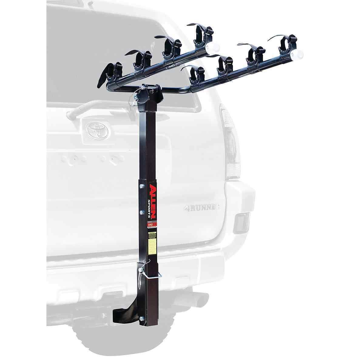 Allen 542RR Deluxe 2x22 Hitch Mount 4 Bike Car Rack