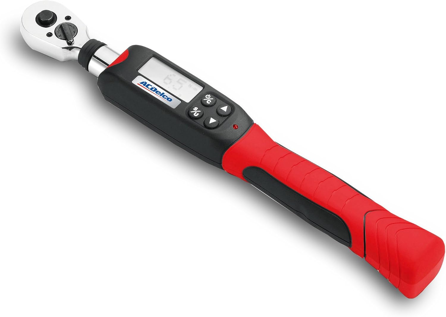 ACDelco ARM601-3 3/8” (3.7 to 37 ft-lbs.) Digital Torque Wrench with Buzzer and LED Flash Notification – ISO 6789 Standards with Certificate of