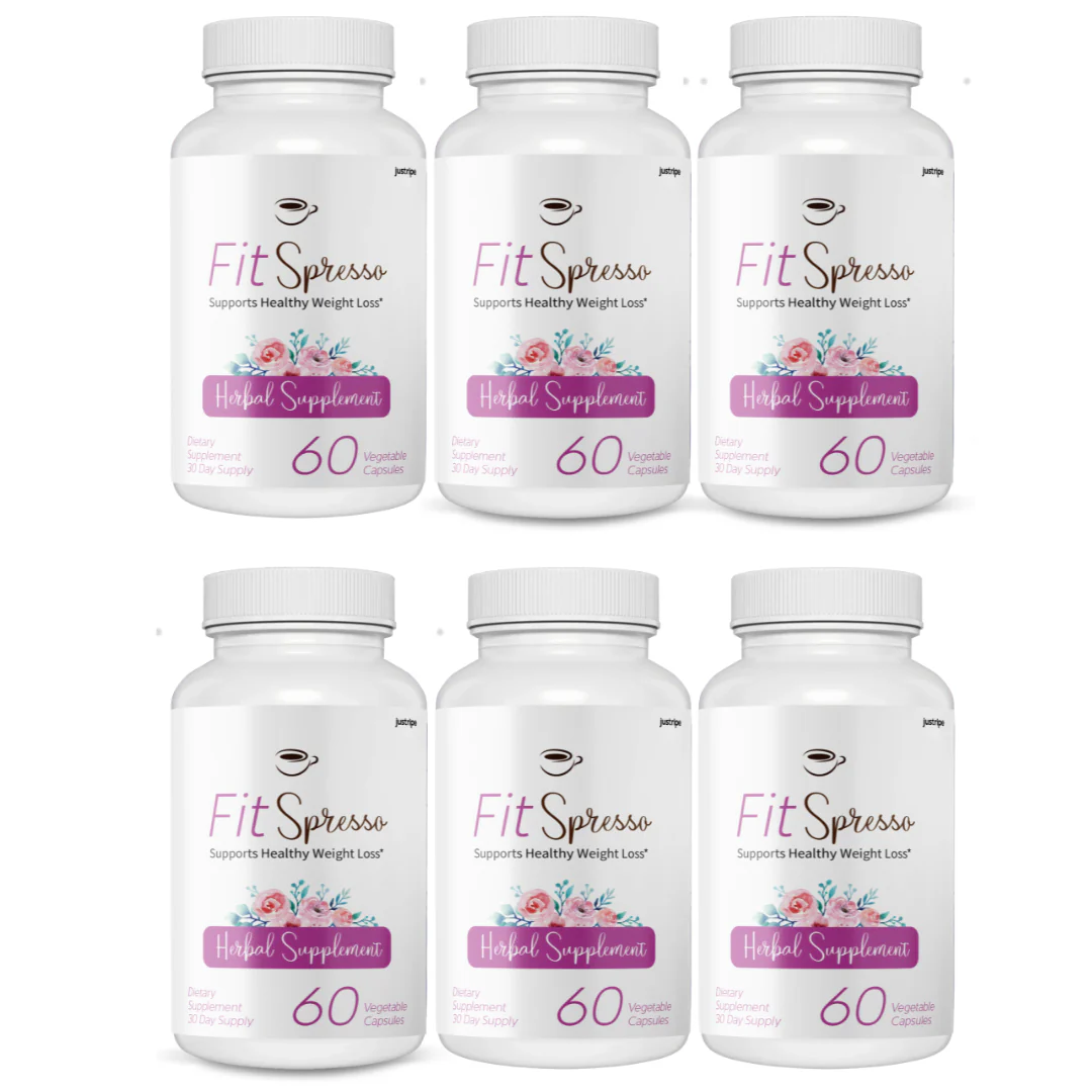 Fitspresso Healthy Weight Loss Support Supplement Pills - 6 Bottles - Kansas Nuitrition - HNZSDS