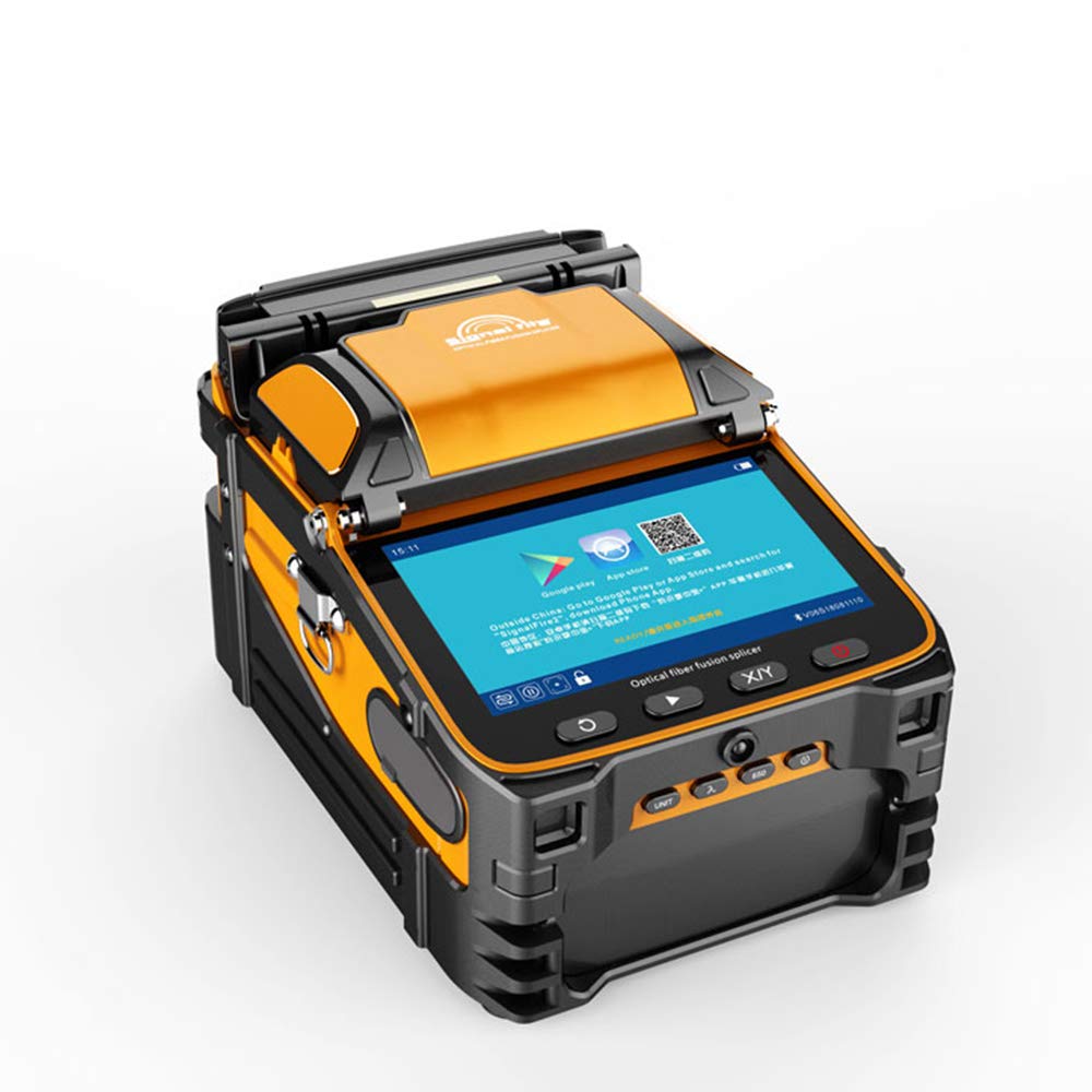 Signal Fire Ai-9 Optical Fiber Fusion Splicer with 5 Seconds Splicing Time Melting 15 Seconds Heating Fusion Splicer Machine Optical Fiber Cleaver