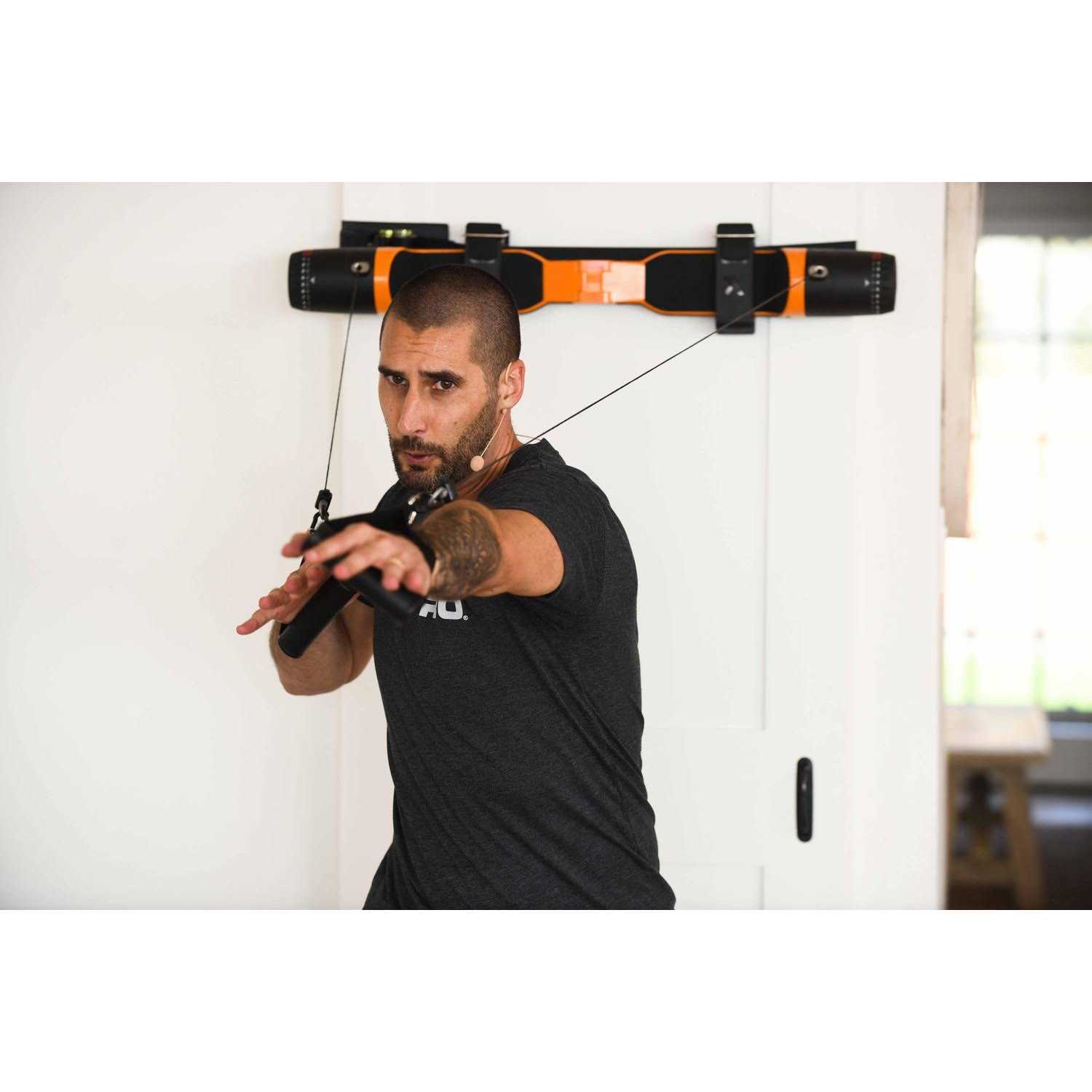 MAXPRO Slimline Wall Track Precision Engineered, Strong and Powerful Design One-Button Operation Smartconnect cable Home gym Sol