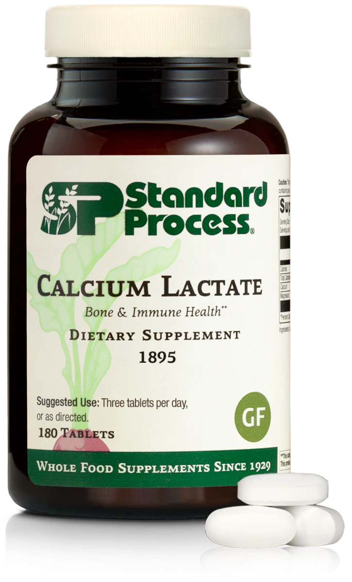 Calcium Lactate, 180 Tablets - Kansas Nuitrition - HNZSDS