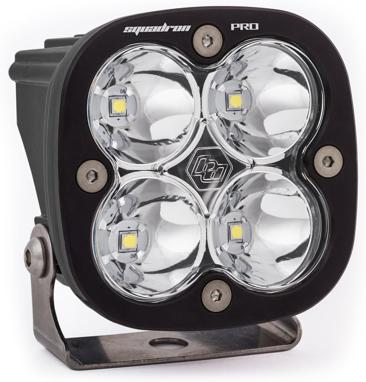 LED Light Pod Black Clear Lens Spot Pattern Squadron Pro Baja Designs