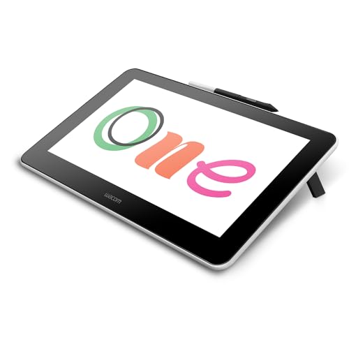 Wacom One 12 Drawing Tablet with Screen (2023), Full-Laminated 11.6” HD Screen Graphics Monitor, Works with Mac, PC & Chromebook for Drawing