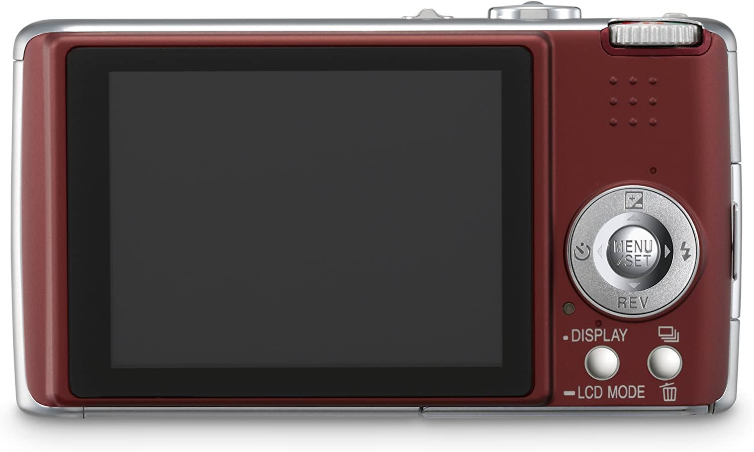 Panasonic DMC-FX07R 7.2MP Digital Camera with 3.6x Optical Image Stabilized Zoom (Red)