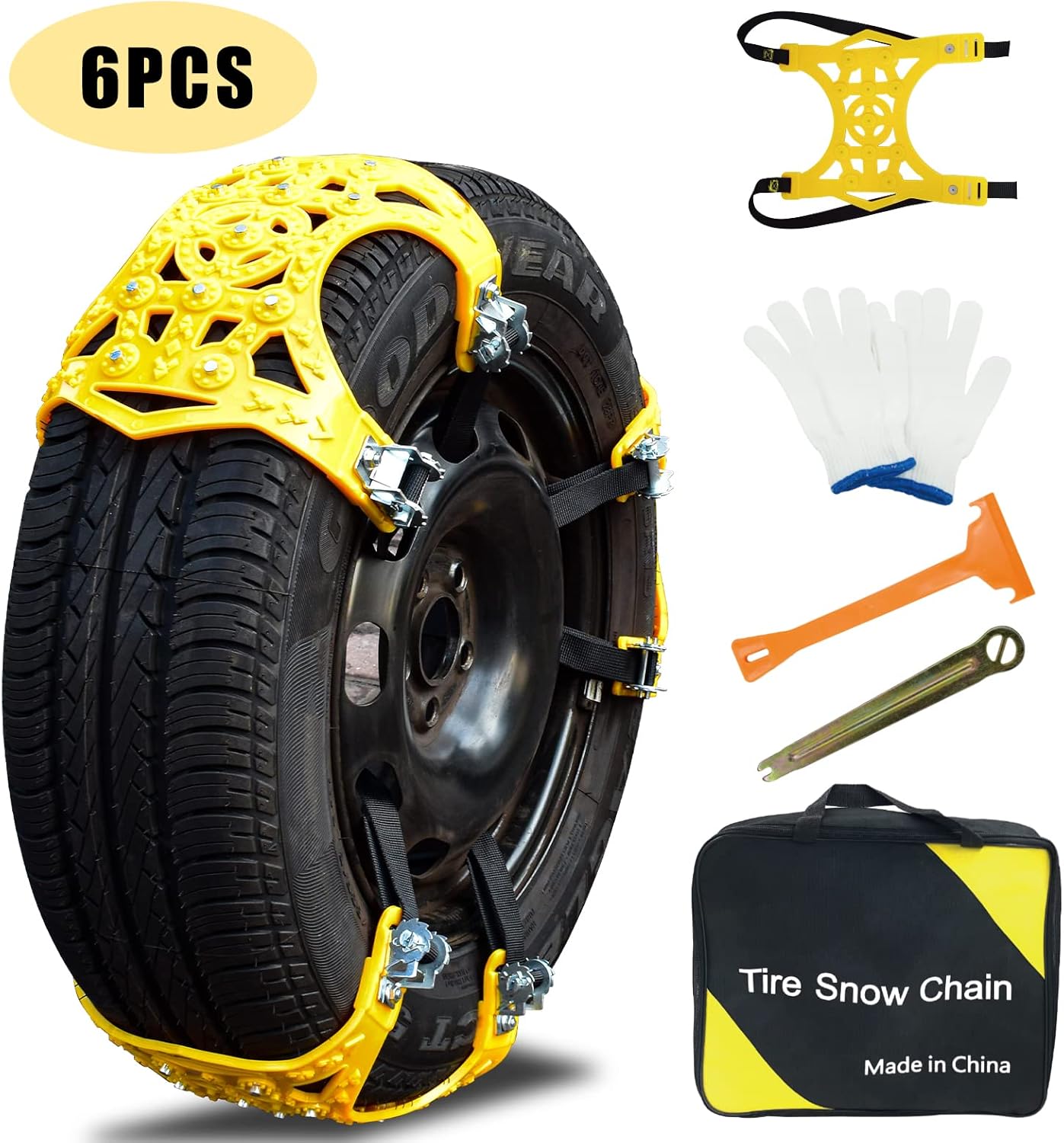 Buyplus Upgraded Snow Chains for Cars