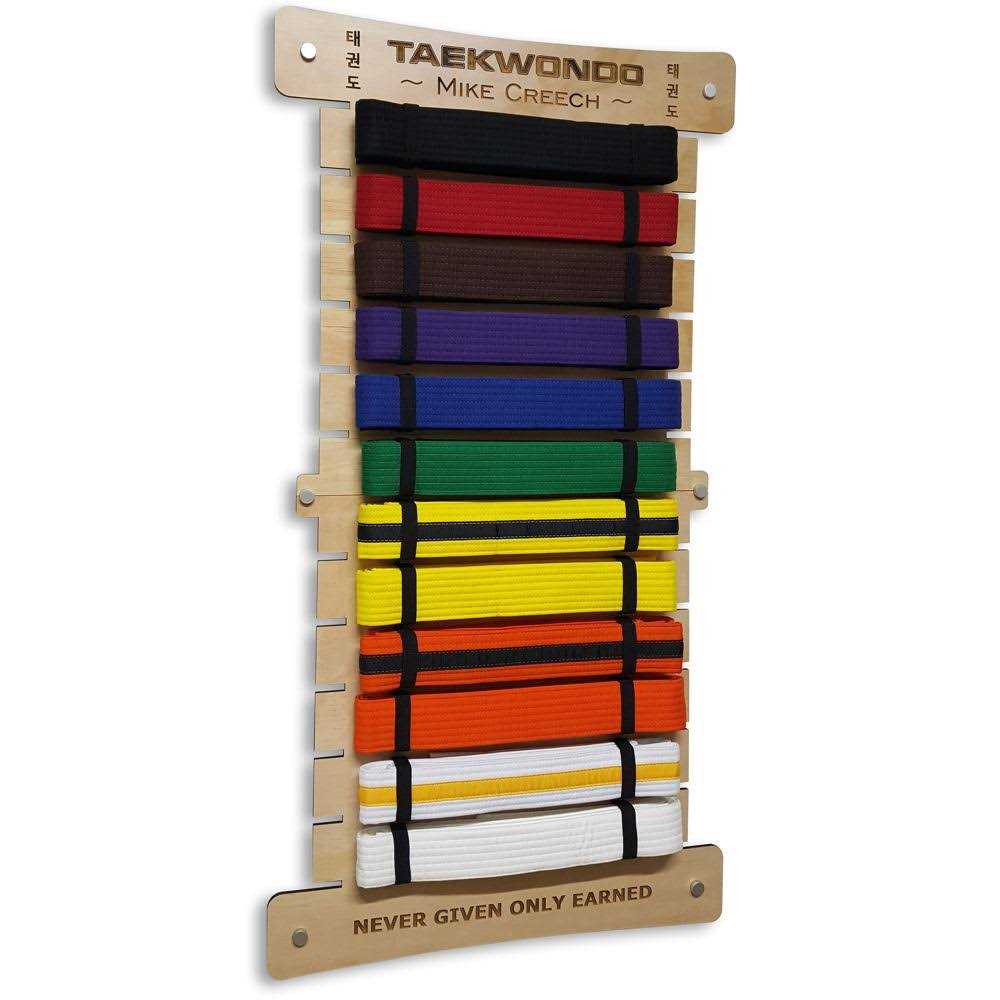 12 Level Taekwondo Belt Display - Sports Supplies Online Store