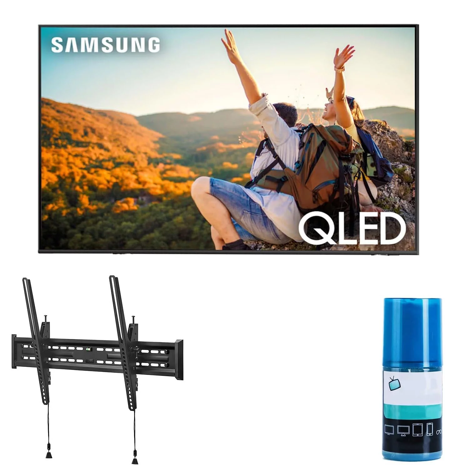 Samsung QN85QN800CFXZA 85" Neo QLED 8K Smart TV with Dolby Atmos with a Walts TV Large/Extra Large Tilt Mount for 43"-90" Compatible TV's and Walts