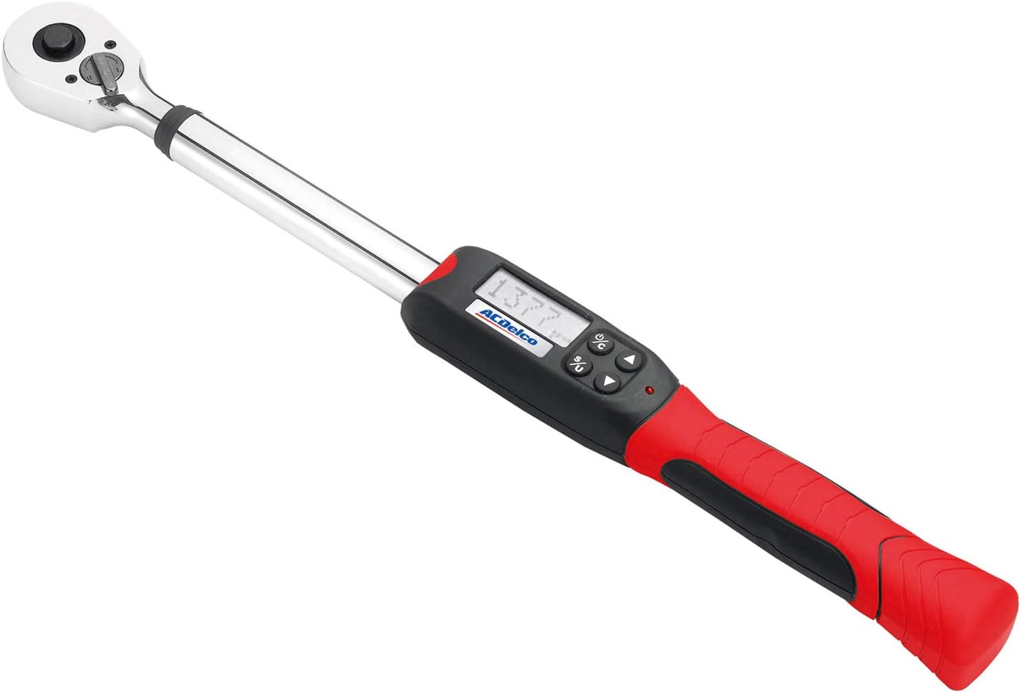 ACDelco ARM601-4 1/2” (14.8 to 147.5 ft-lbs.) Heavy Duty Digital Torque Wrench with Buzzer and LED Flash Notification – ISO 6789 Standards with