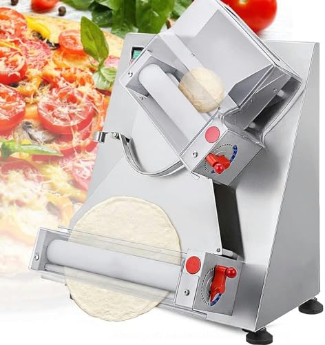 Wzglod Commercial Pizza Dough Roller Sheeter, 30/40cm Automatic Dough Press Machine