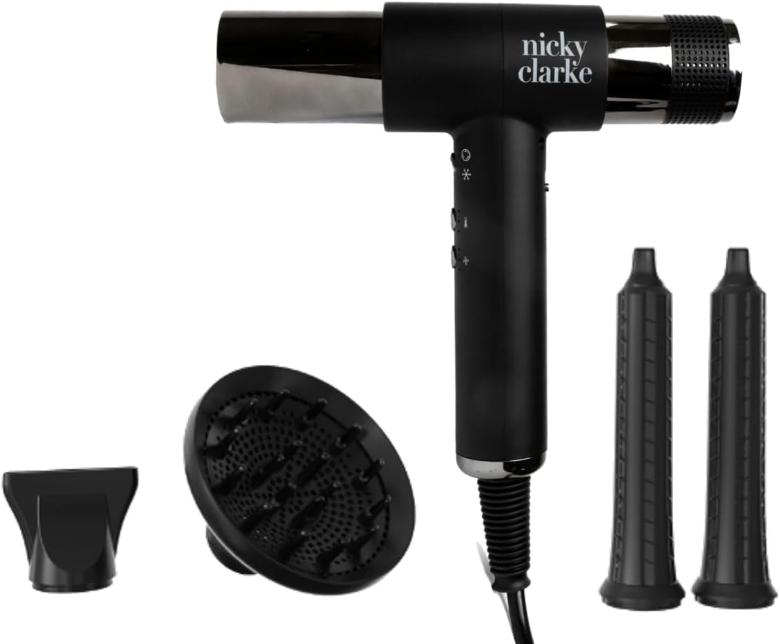 Nicky Clarke AirStyle PRO Infrared and Ionic Hair Dryer and Styler NHD999US