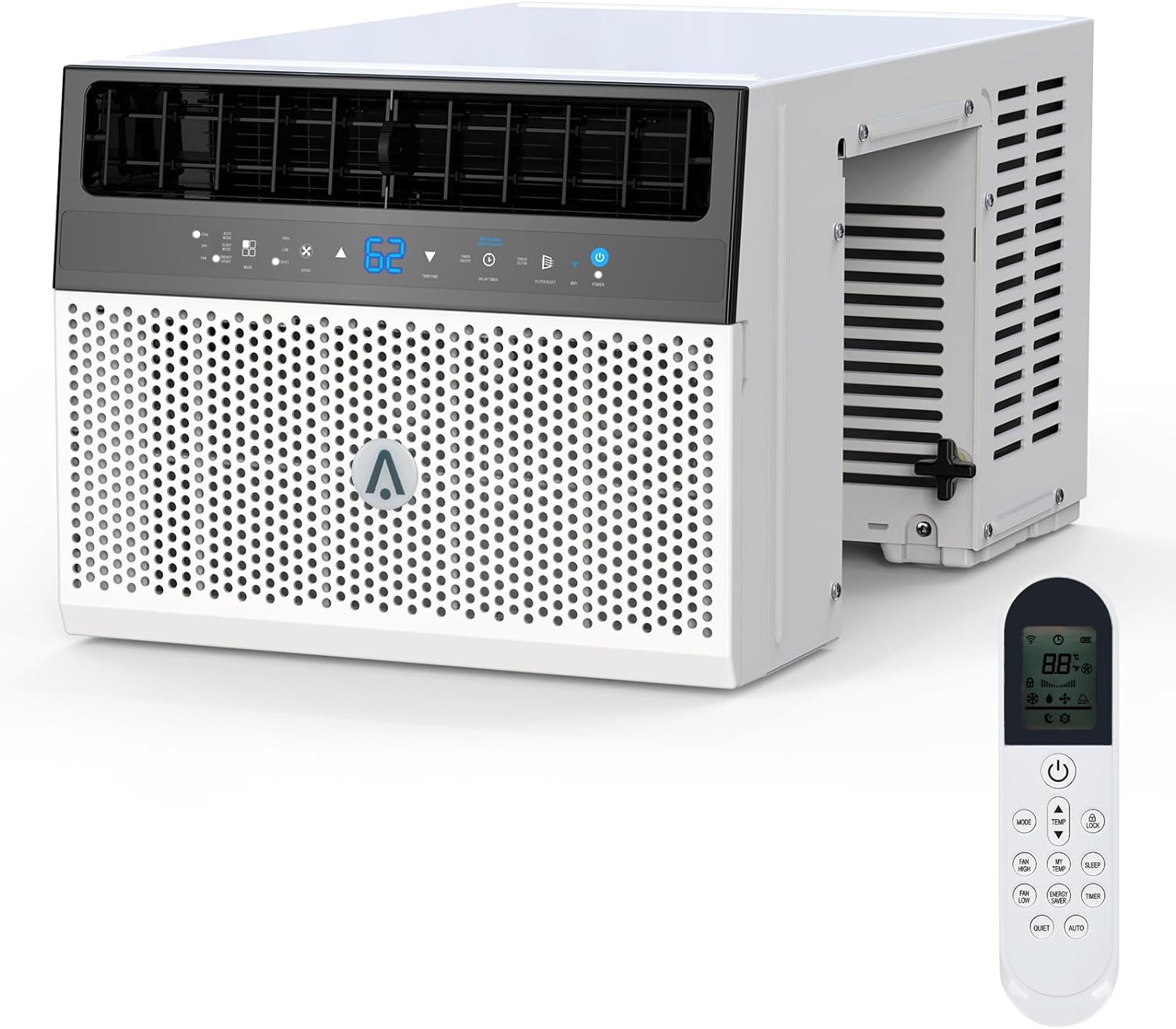8000 BTU Window Air Conditioner U-Shaped, Window ac Air Units U Shaped Cools Up to 350 sq. ft., Open Window Flexibility, 6 Modes, Sleep Mode