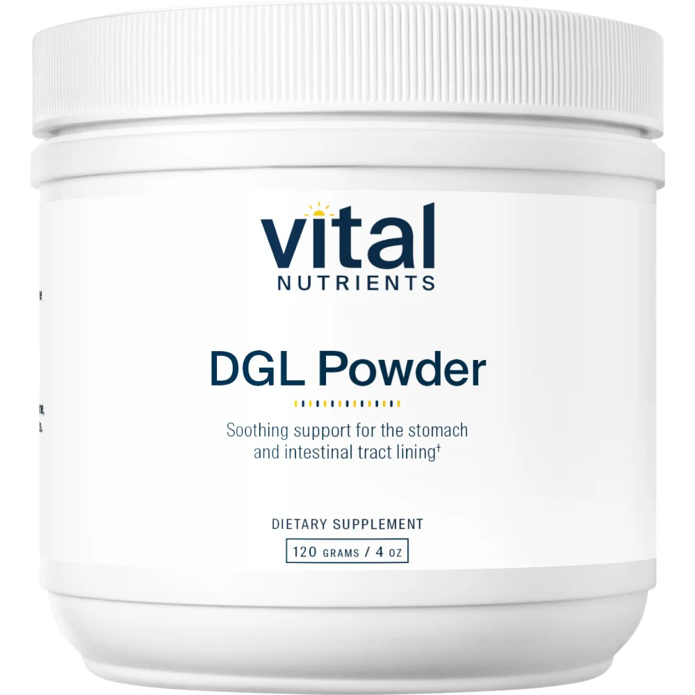 DGL Powder 4 oz by Vital Nutrients - Kansas Nuitrition - HNZSDS