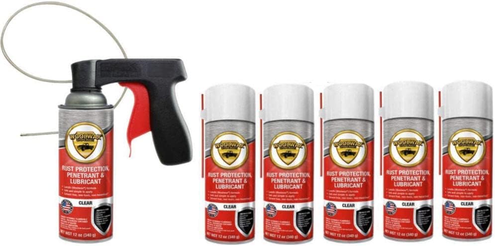 woolwax® 6 Spray Can Undercoating Kit. Straw (Clear) Pack of 2