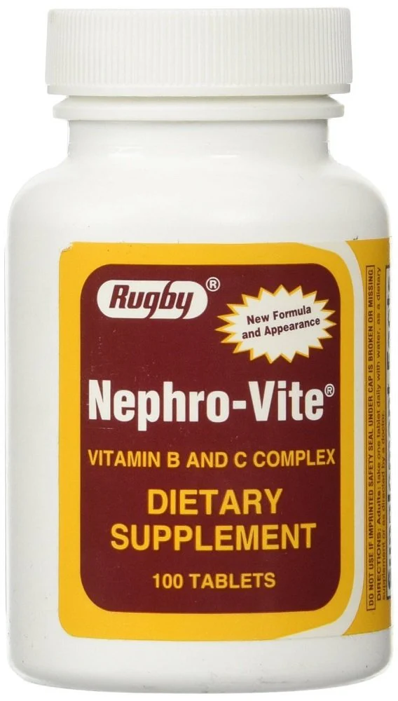 Nephro-Vite Tablets, 100 Count Per Bottle (3 Pack) - Kansas Nuitrition - HNZSDS