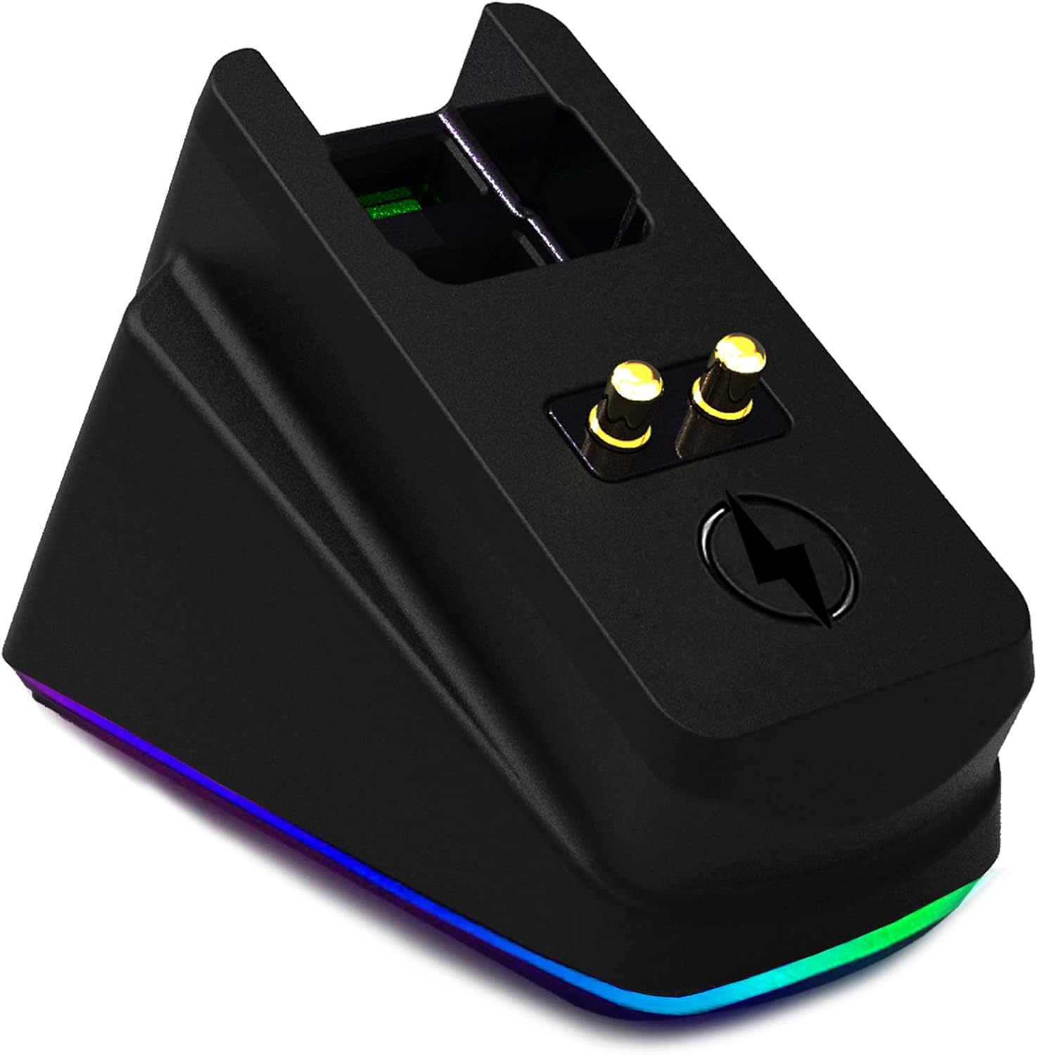 Mouse Charging Dock for Razer Wireless Mouse Viper Ultimate Naga pro DeathAdder V2 Pro and Basilisk Ultimate Magnetic Charging RGB Lights Status