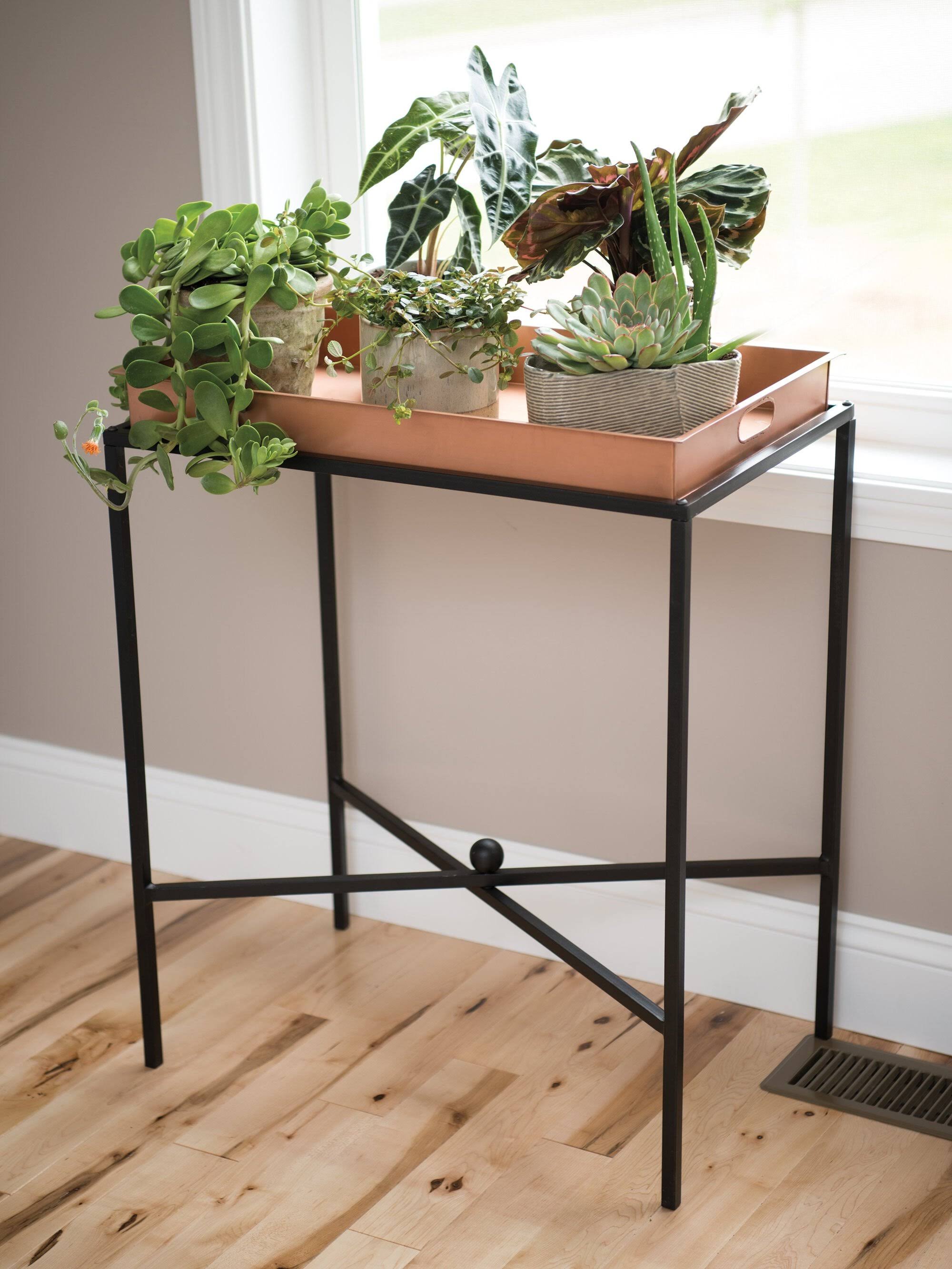 Gardener&s Supply Company Essex Butler&s Tray Plant Stand