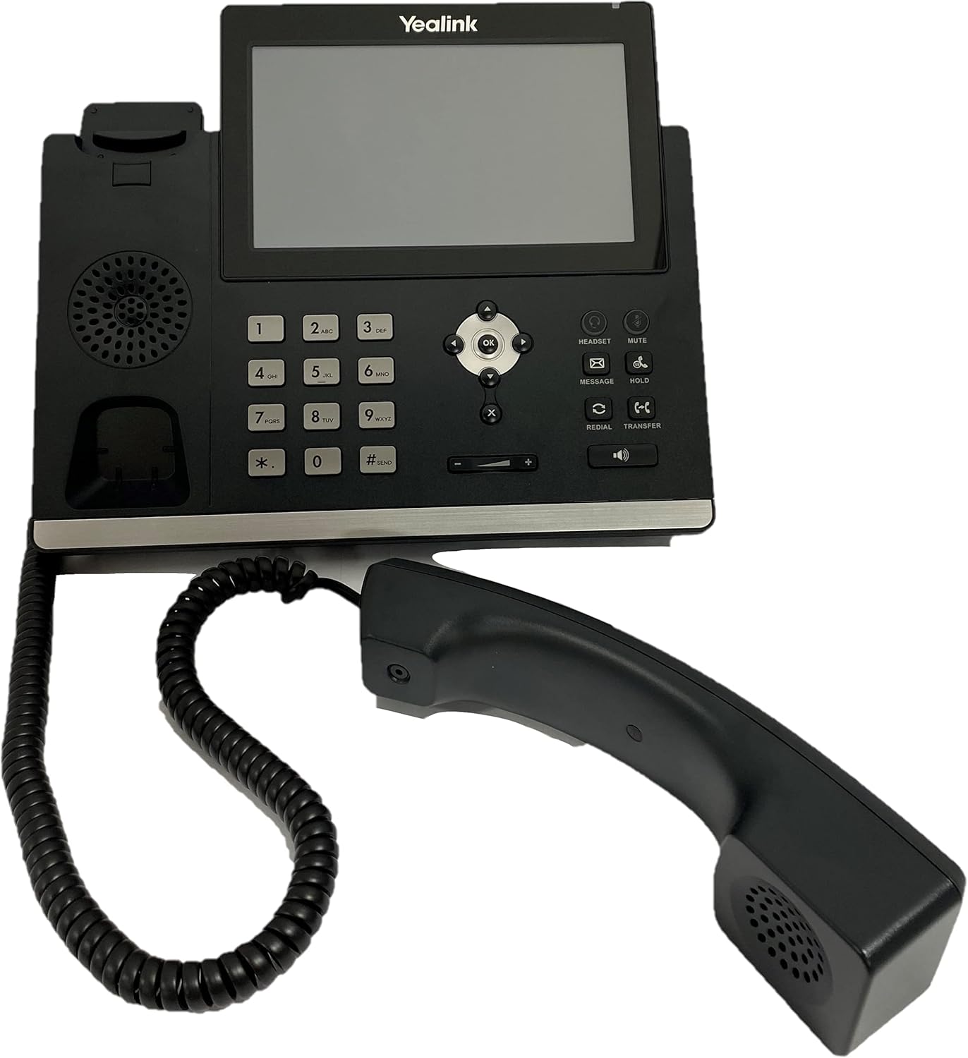 Yealink T48U Yealink Ultra-Elegant Touchscreen IP Phone, 16 Lines. 7-Inch Color Touch Screen Display. Dual USB Ports, Dual-Port Gigabit Ethernet, PoE