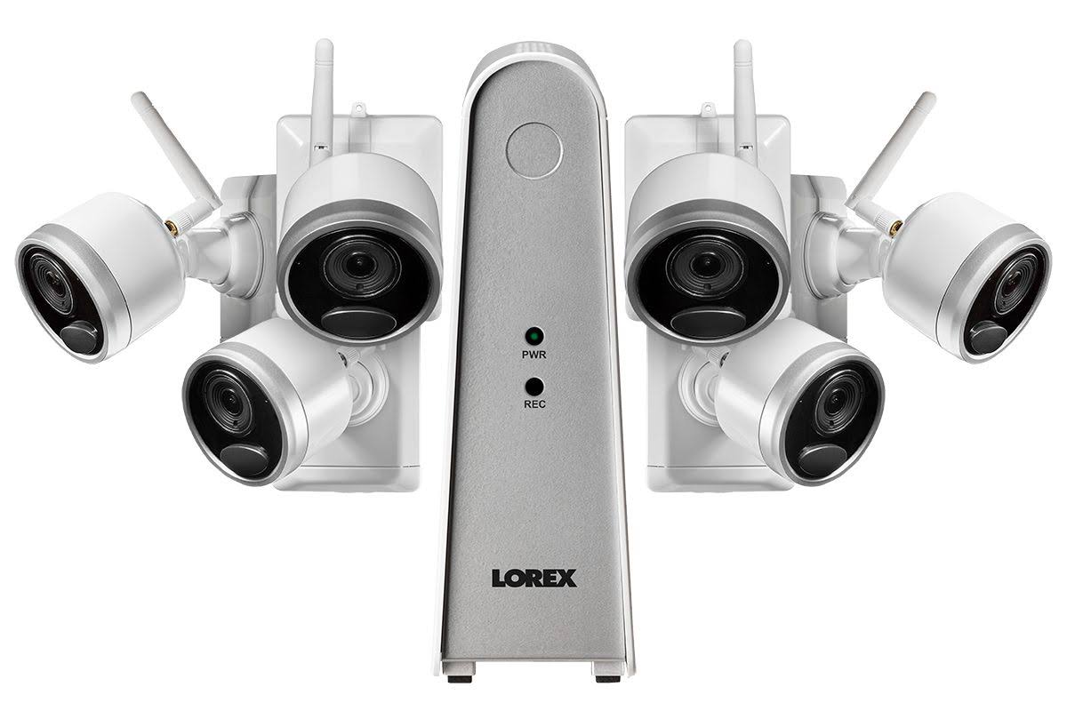 Lorex LWF1080W-66 Wire Free Battery Powered 6 Camera 6 Channel Surveillance System