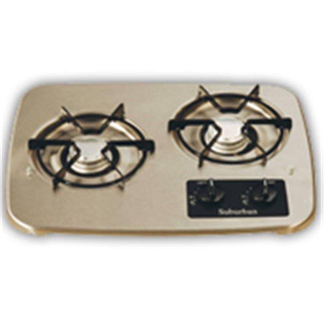 Suburban 2937ABK 2-Burner Black Cooktop