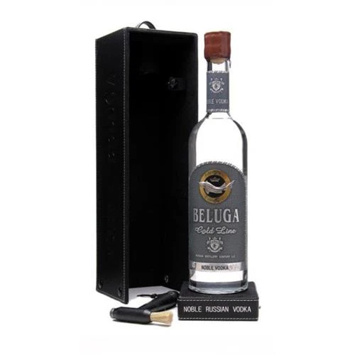 Beluga Vodka Noble Gold Line W/ Leather Box - Nestor Liquor