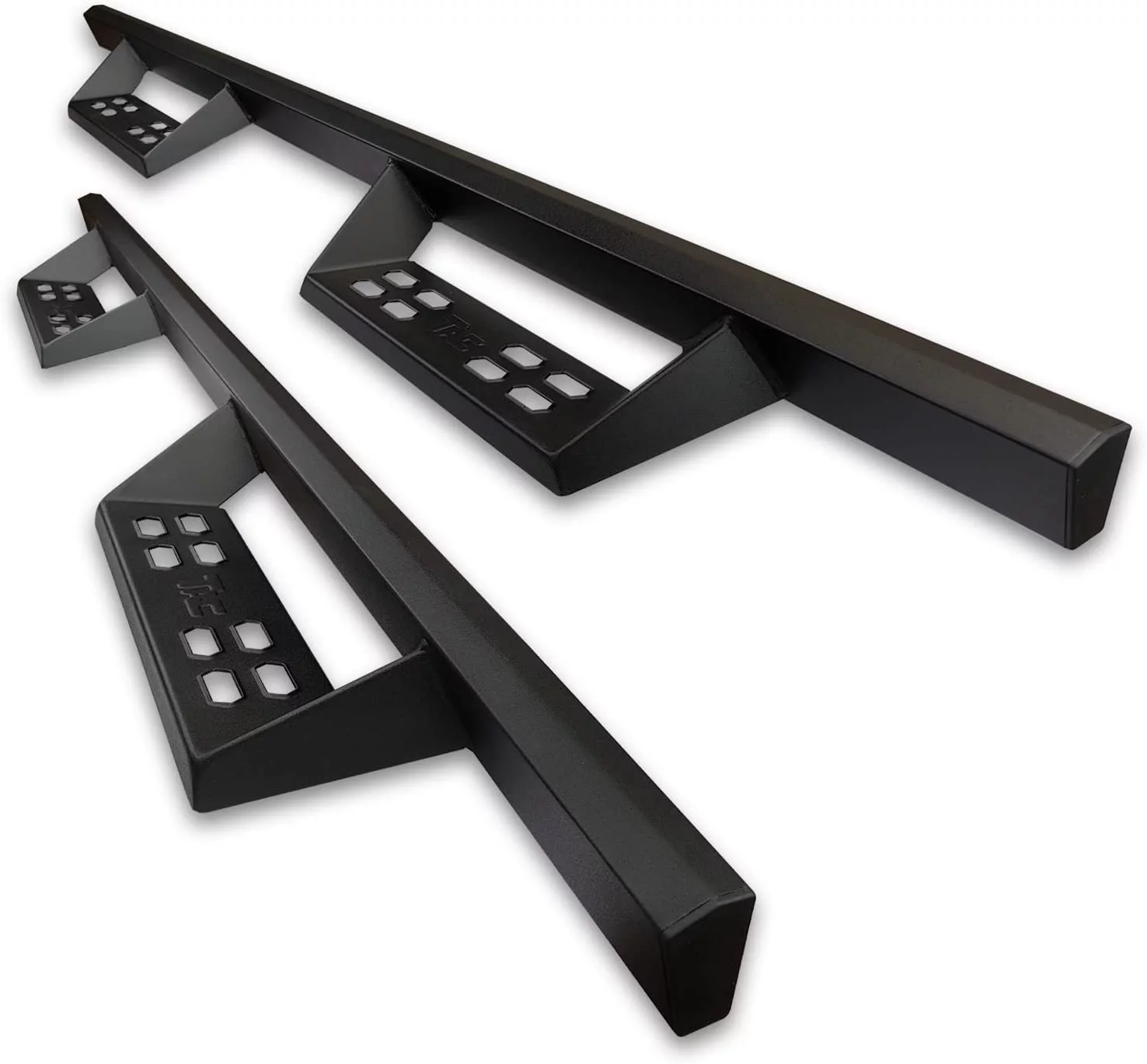 TAC Sniper Running Boards Compatible with 2005-2023 Toyota Tacoma Double Cab Truck Pickup 4" Drop Fine Texture Black Side Steps Nerf Bars Rock Slider