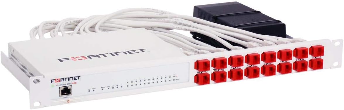 R RACKMOUNT·IT | RM-FR-T11 | Rack Mounting Kit for FortiGate 80E / 81E / 70D / 90D / 92D / 90E / 91E