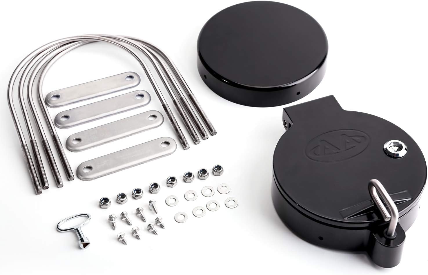 AA-Racks Universal Conduit Carrier Kit Fit 6 PVC Pipe, No Drilling Required, Silver