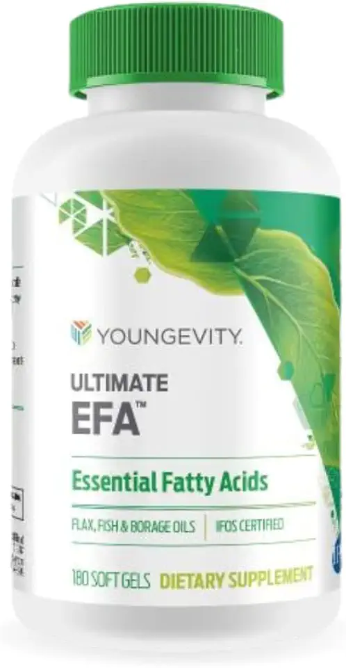 Youngevity Ultimate EFA - Organic Source of Essential Fatty Acids | Omega 3, 6, & 9 | Made from Borage