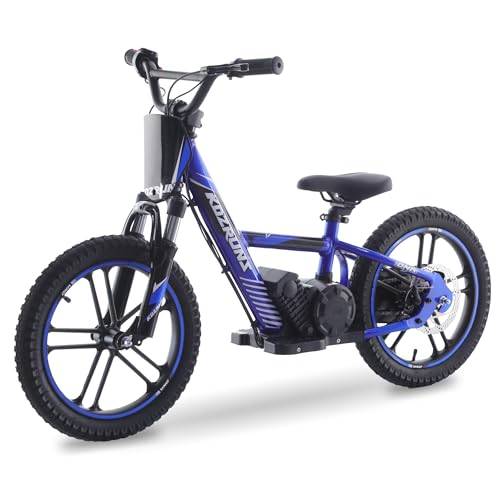 OLALA Electric Dirt Bike for Kids Aged 3-6, 170W Racing Grade Electric Motorcycle, New Aluminum Frame with 2 Power Modes, 24V Detachable Battery