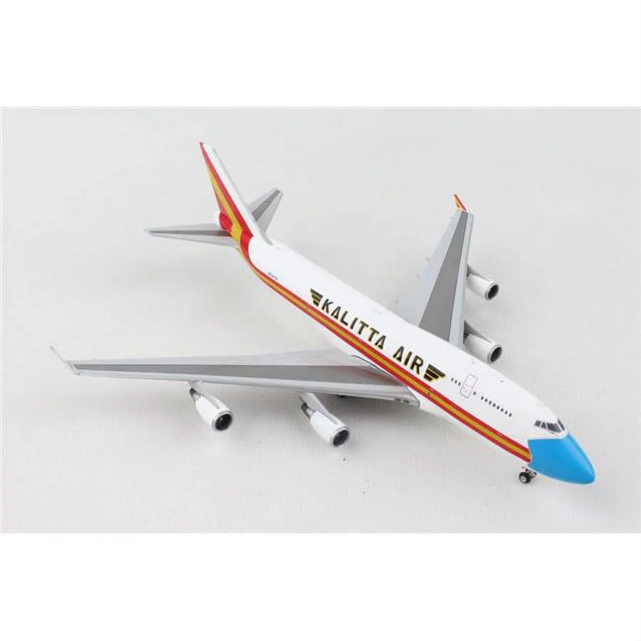 Gemini Jets GJ1999 1-400 Scale No.N744Ck Reg Kalitta 747-400Bcf Mask Livery Model Airplane - Curated Treasures Market