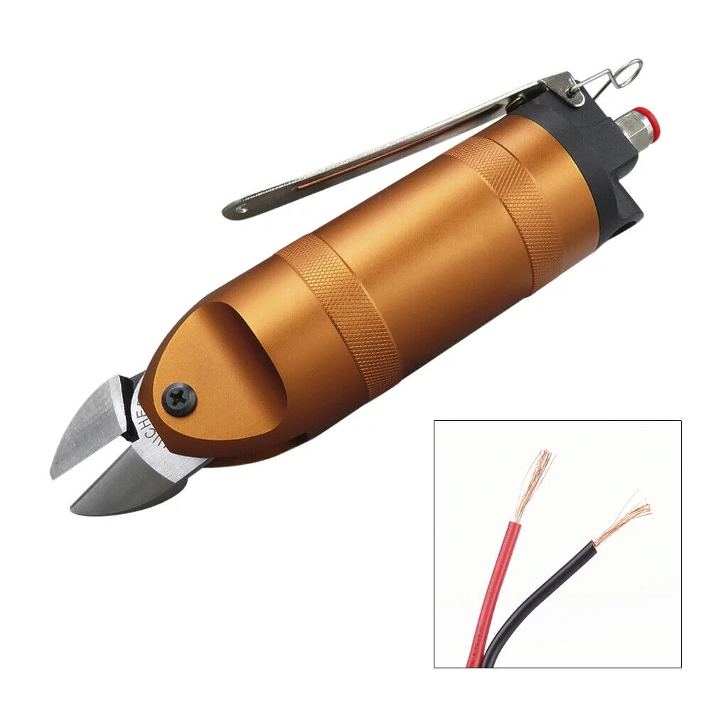 ZhdnBhnos Air Scissors Straight Metal Shear Nipper Pneumatic Cutter Pliers Tool for Cutting Iron Copper Wire