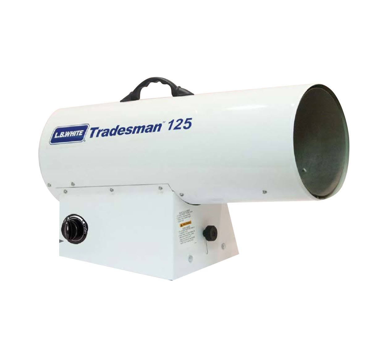 L.B. White TRADESMAN 125 Forced Air Portable GAS Heater, Liquid Propane, 400