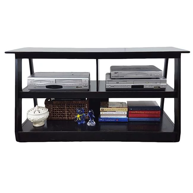 American Heartland  48 in. Poplar Open TV Cart, Soft White