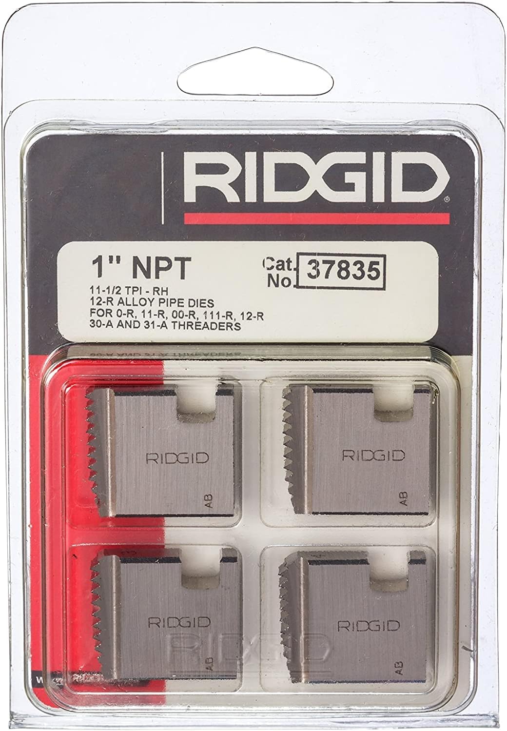 RIDGID 37835 Manual Threader Pipe Dies