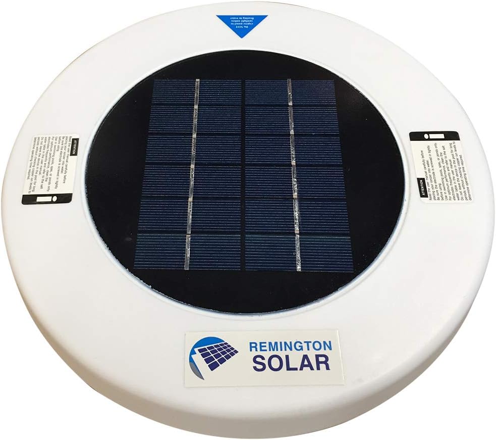 Remington Solar Chlorine-Free Sun Shock & Water Purifier – Reduces Chlorine Usage by up to 80-Percent – Solar Powered Pool Clarifier