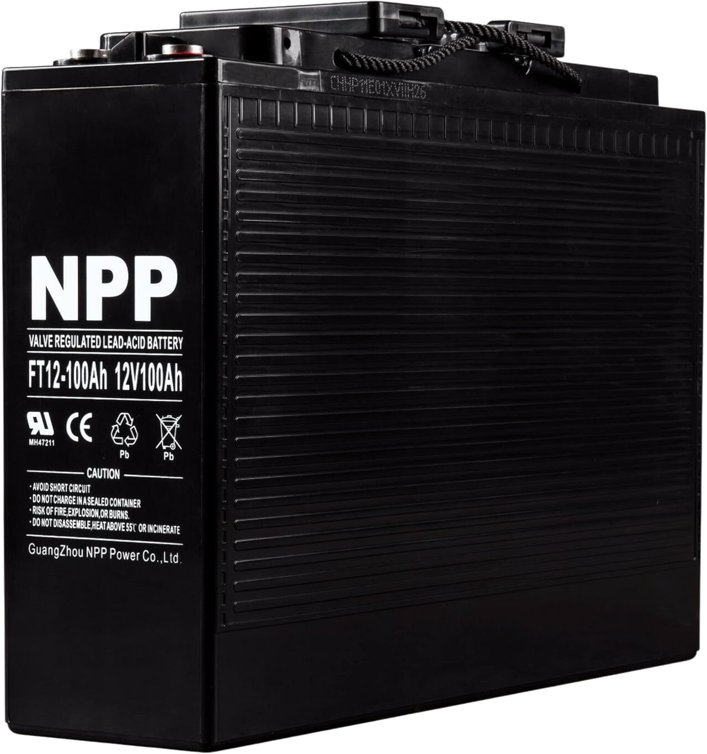 NPP FT12-100Ah 12V 100Ah Front Access AGM Deep Cycle SLA Battery | The Ultimate Battery You Can Finally Feel Confident | For Telecommunication System