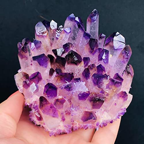 Natural Dream Amethyst Quartz Crystal Cluster Rock Stones Reiki Specimen Home Deco Suitable for Furniture Decoration