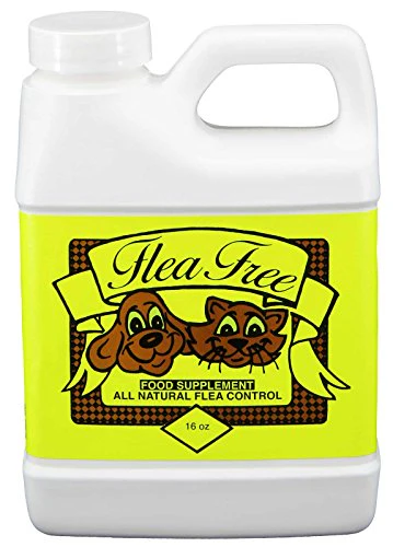 Flea-Free Pure Organic Food Supplement and Natural Pet Products , 16 Ounce - Kansas Nuitrition - HNZSDS